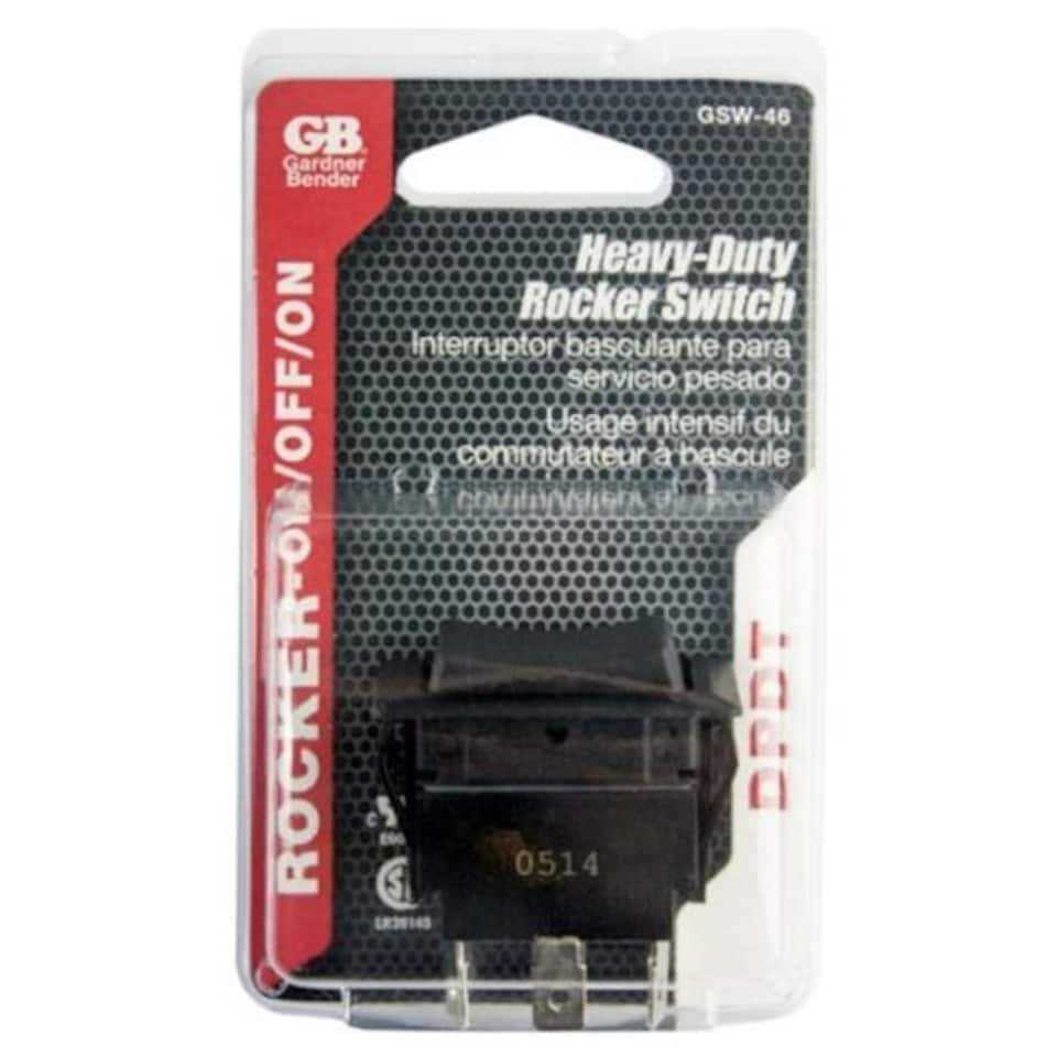 Gardner Bender GSW-45 SPST Rocker Switch - Zenithce