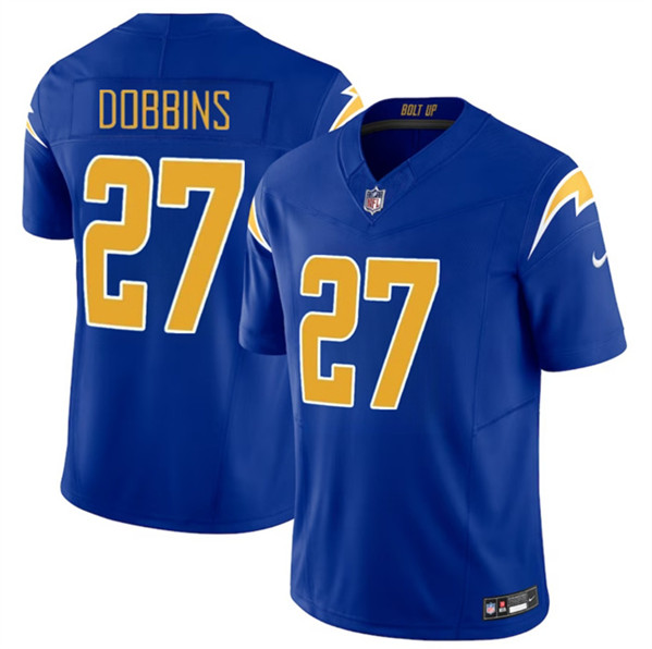 Los Angeles Chargers #27 J.K. Dobbins Royal 2024 F.U.S.E Vapor Limited Stitched Jersey - Zenithce