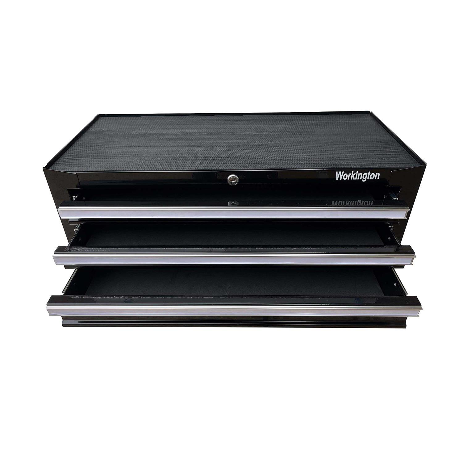 Workington Industrial Drawers Portable Metal Intermediate Box 26 Middle Tool Chest Cabinet with Ball Bearing Drawer Slides - Zenithce
