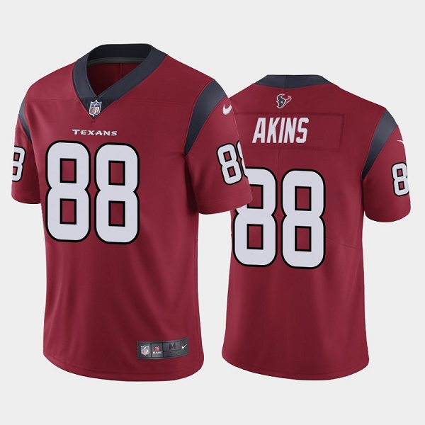 Houston Texans Red #88 Jordan Akins Vapor Untouchable Limited Stitched Jersey - Zenithce