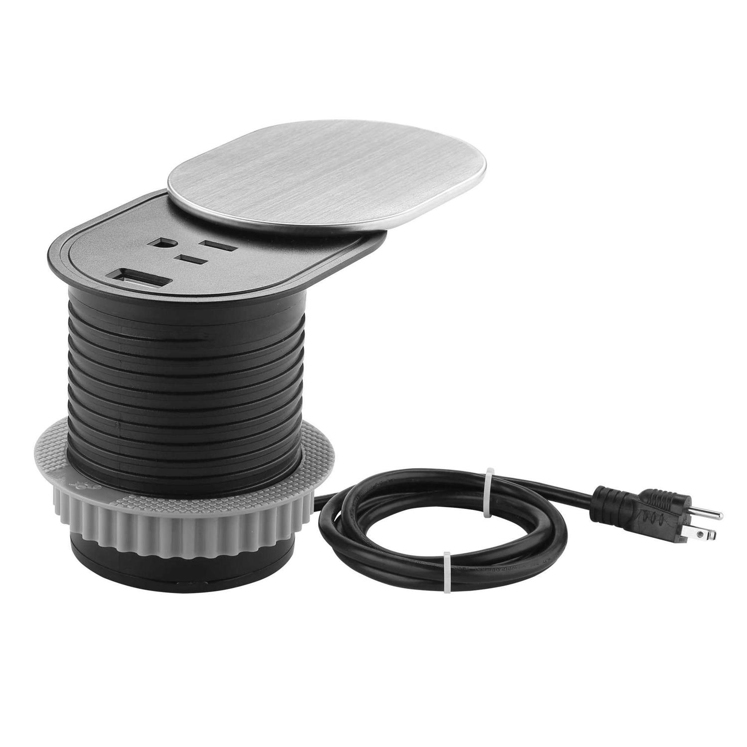 Link2Home Sofa Socket Extension Cord 1 Outlet 2 Ports - Zenithce