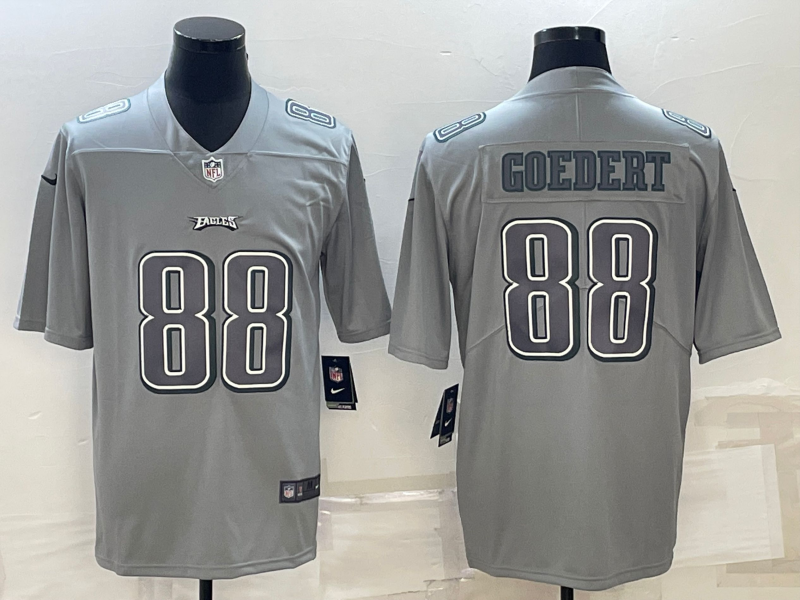 Philadelphia Eagles #88 Dallas Goedert Gray Atmosphere Fashion Stitched Jersey - Zenithce