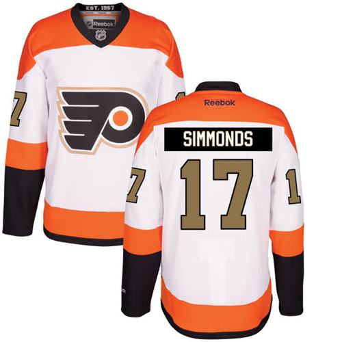 Flyers #17 Wayne Simmonds White 3rd Stitched Jersey - Zenithce