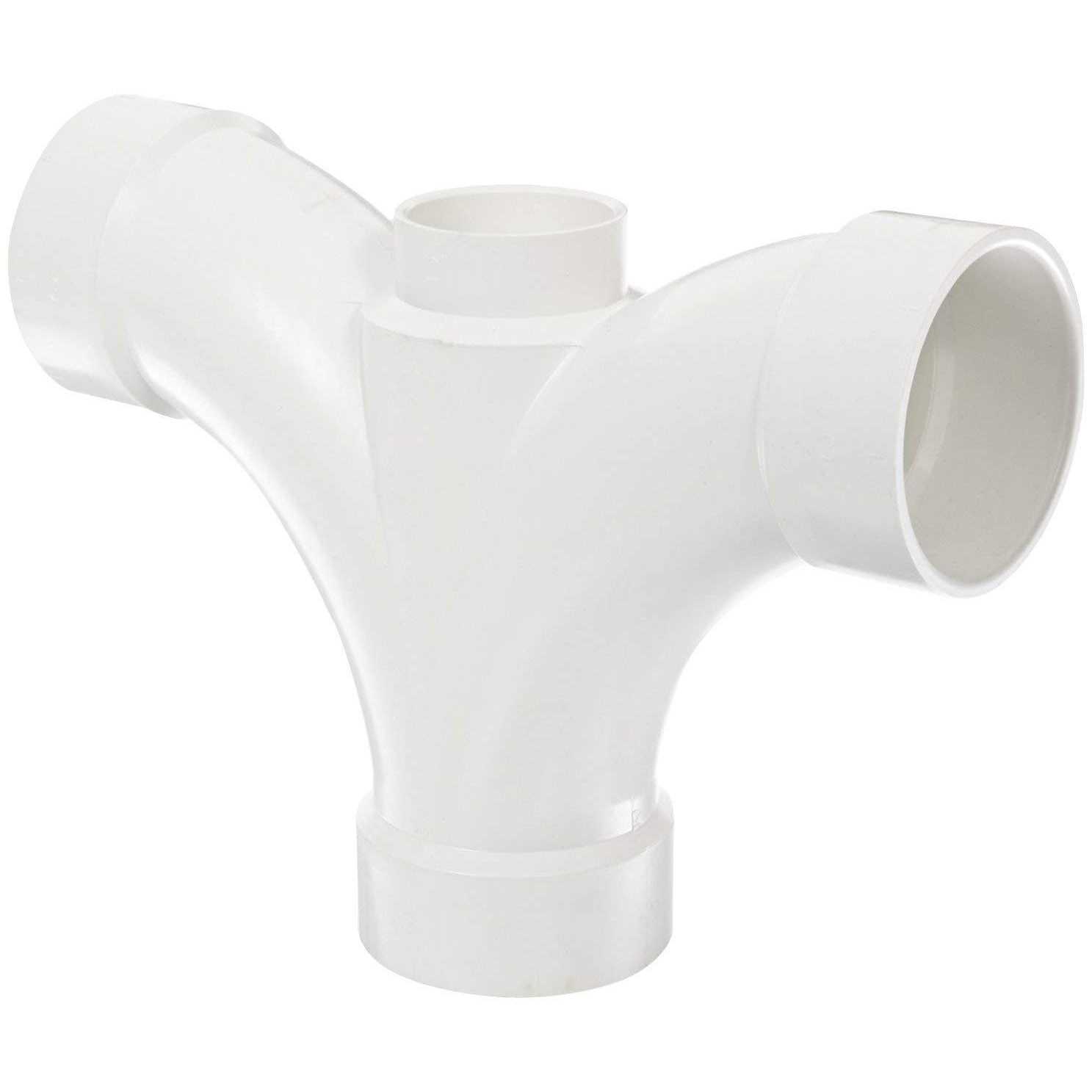Spears P500 2 PVC DWV Double Fixture Fitting - Zenithce