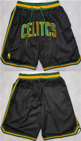 Boston Celtics Black Shorts - Zenithce