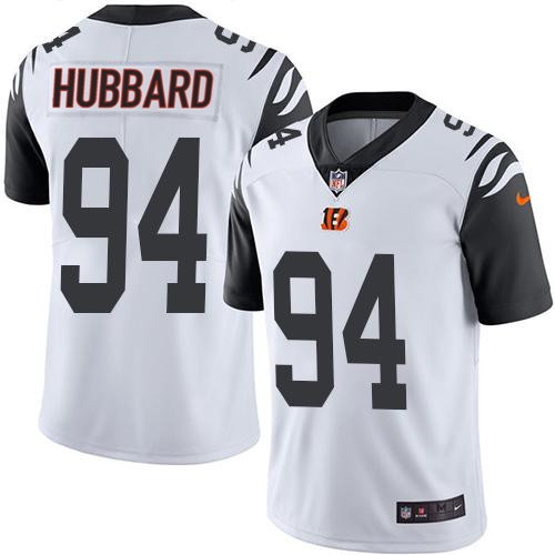 Cincinnati Bengals #94 Sam Hubbard White Color Rush Stitched Jersey - Zenithce