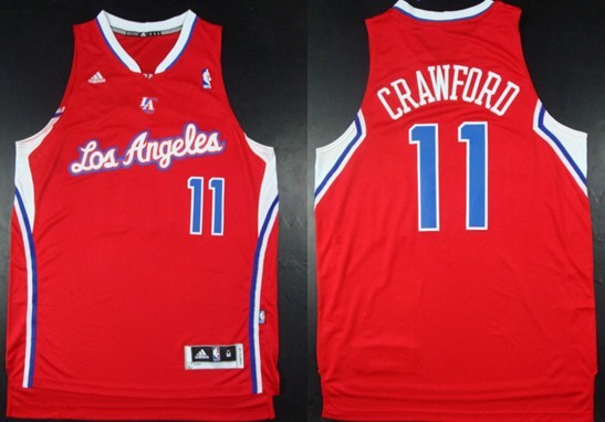 Los Angeles Clippers #11 Jamal Crawford Revolution 30 Swingman Red Jersey - Zenithce