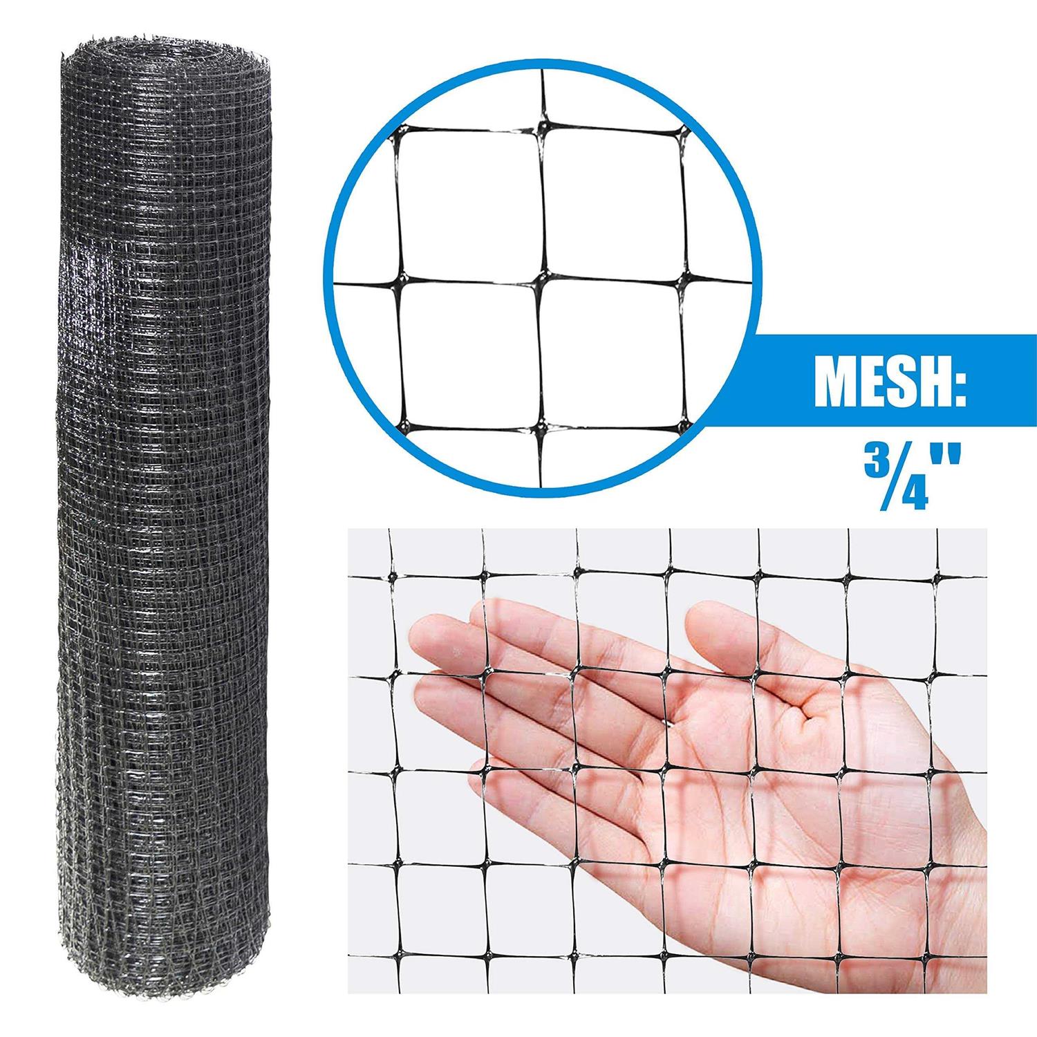 Fencer Wire 4 ft. x 50 ft. 10-Gauge Welded Wire Fence with Mesh 2 in. x 2 - Zenithce