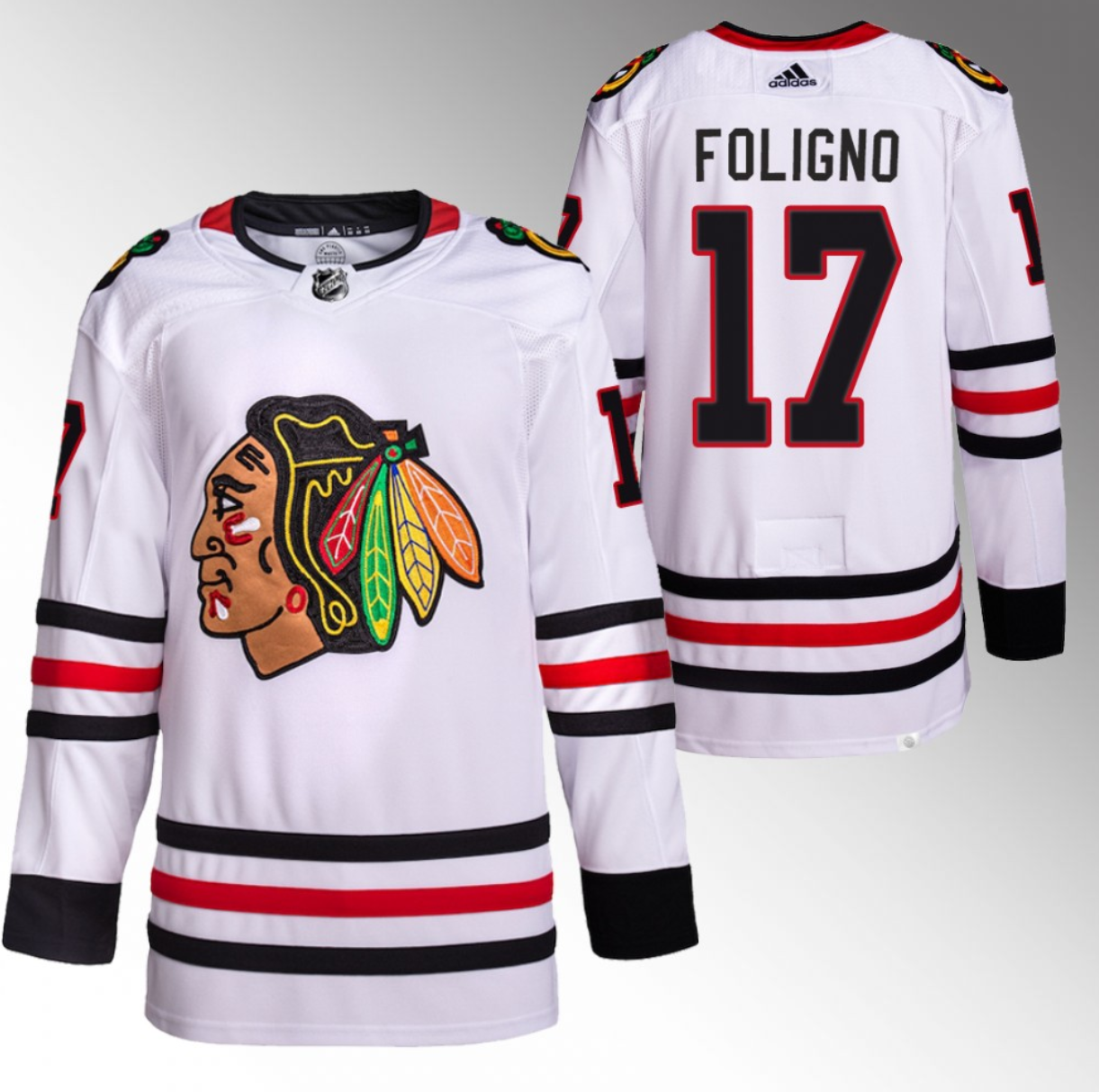 Chicago Blackhawks #17 Nick Foligno White Stitched Jersey - Zenithce