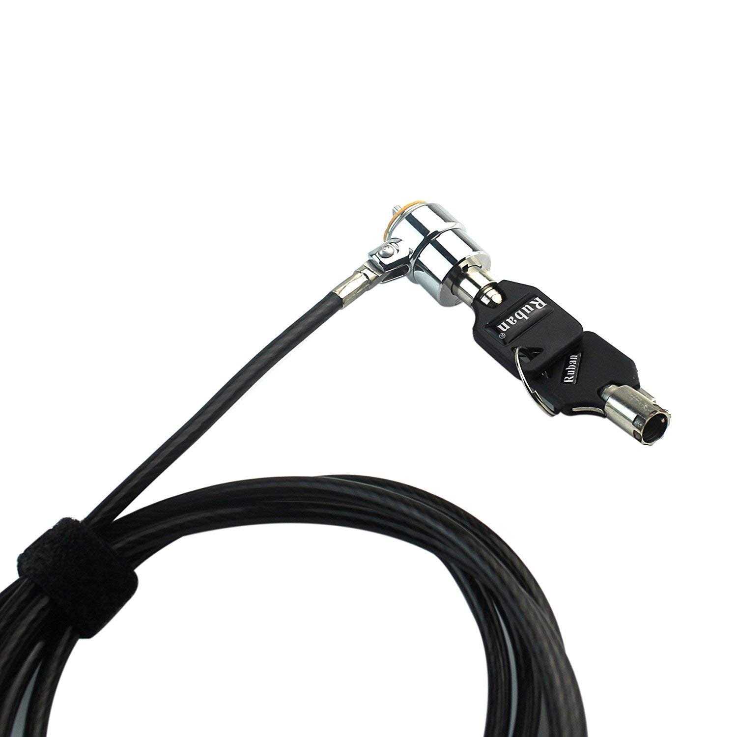 Ruban Notebook Lock and Security Cable Two Keys - Zenithce