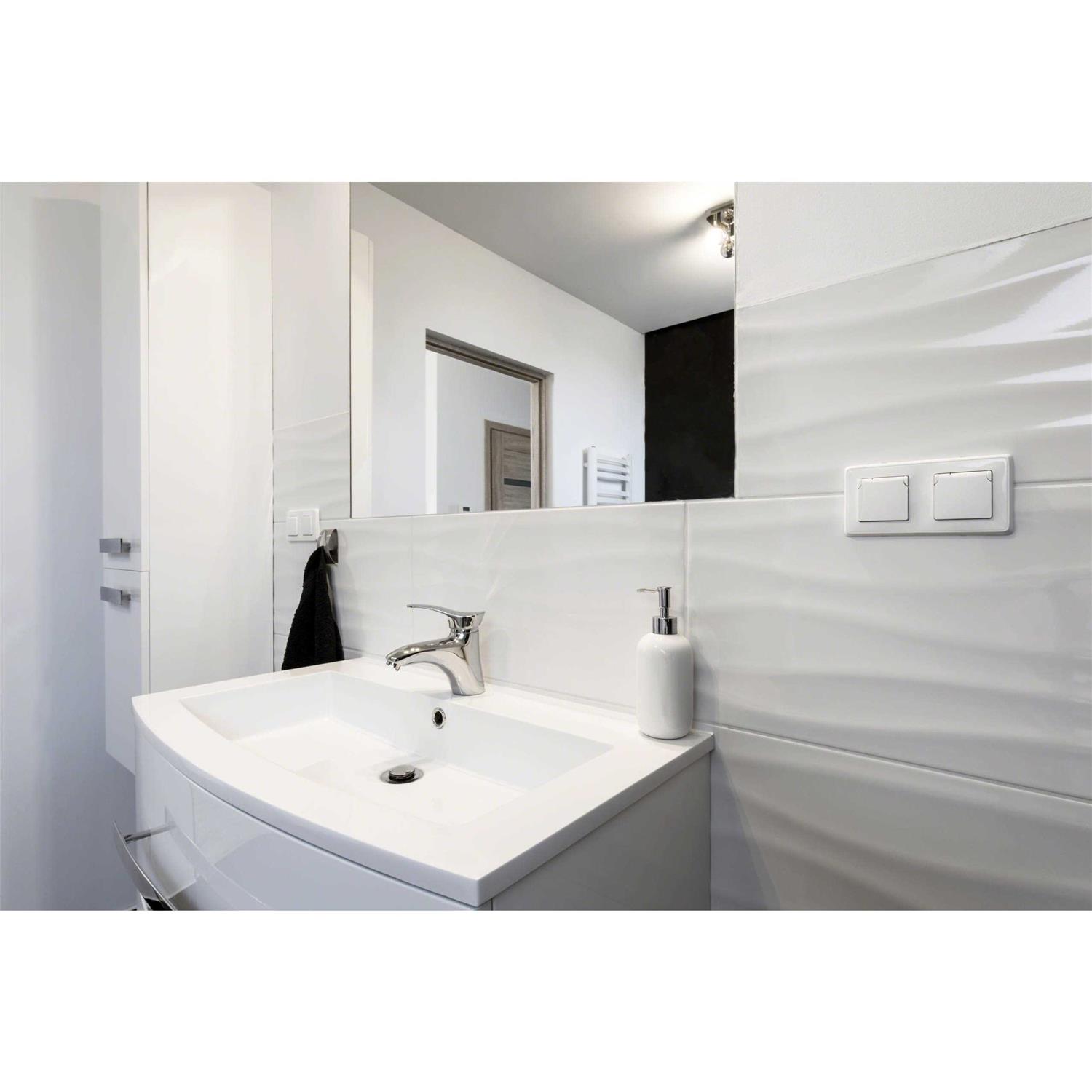 MSI Dove Gray Arabesque 10-1/2 in. x 15-1/2 in. x 8 mm Glazed Ceramic Mesh-Mounted Mosaic Wall Tile - Zenithce