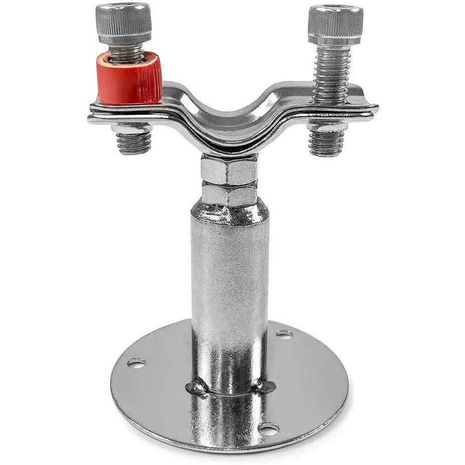 QWORK Toilet Seat Sturdy Hinge Replacement Parts, Stainless Steel Hinge Mountings with Bolts and Nuts - Zenithce