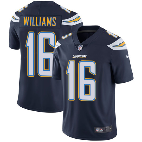 Los Angeles Chargers #16 Tyrell Williams Navy Blue Vapor Untouchable Limited Stitched Jersey - Zenithce