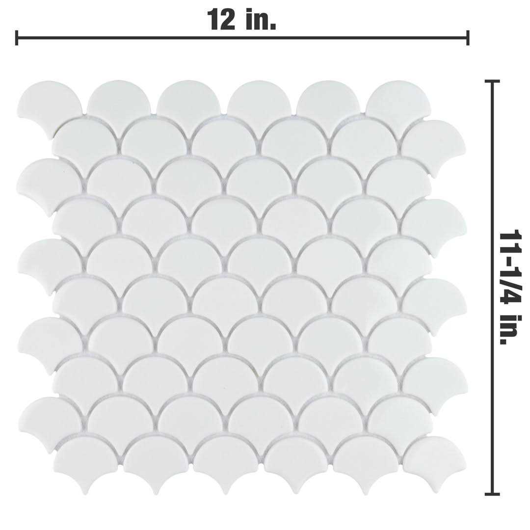 Merola Tile EliteTile Sample Porcelain Mosaic Floor Wall Tile - Zenithce