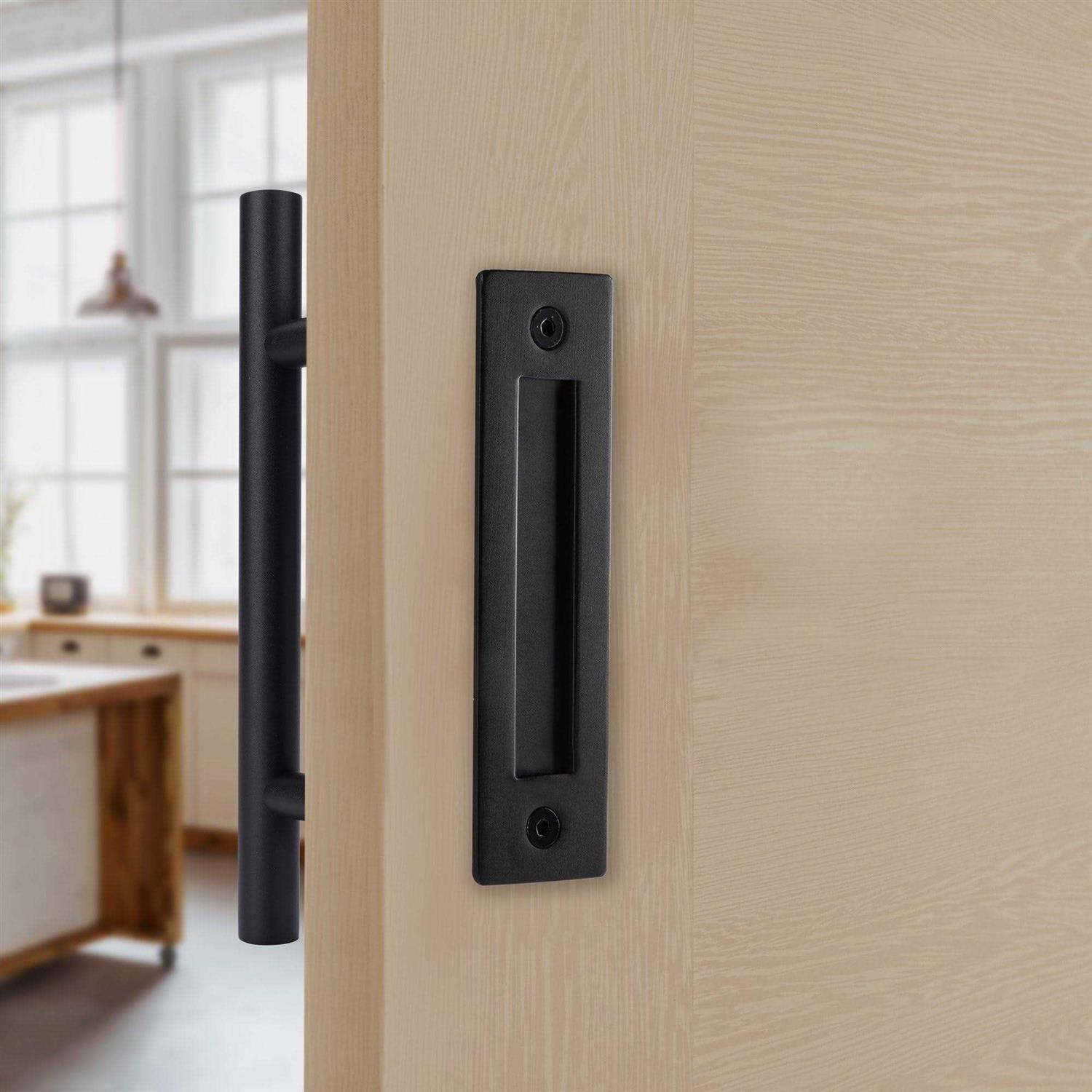 Wright Products Barn Door Flush Handle Set - Zenithce
