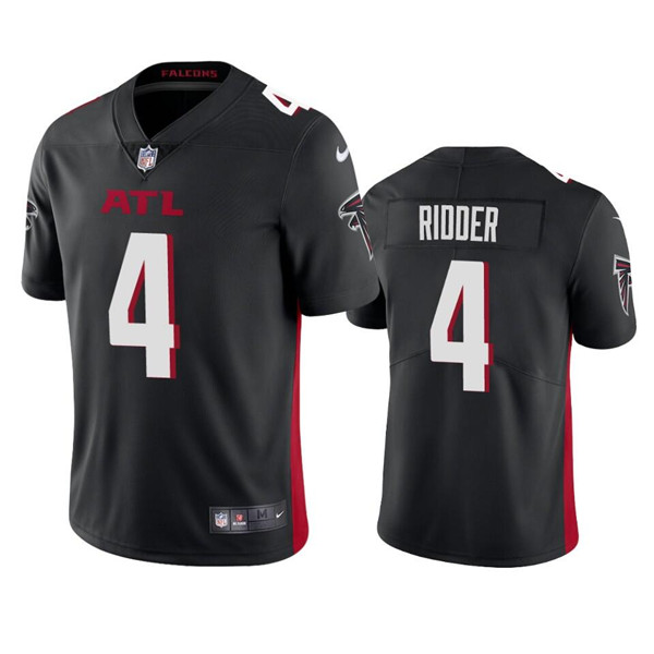 Atlanta Falcons #4 Desmond Ridder Black Vapor Untouchable Limited Stitched Jersey - Zenithce