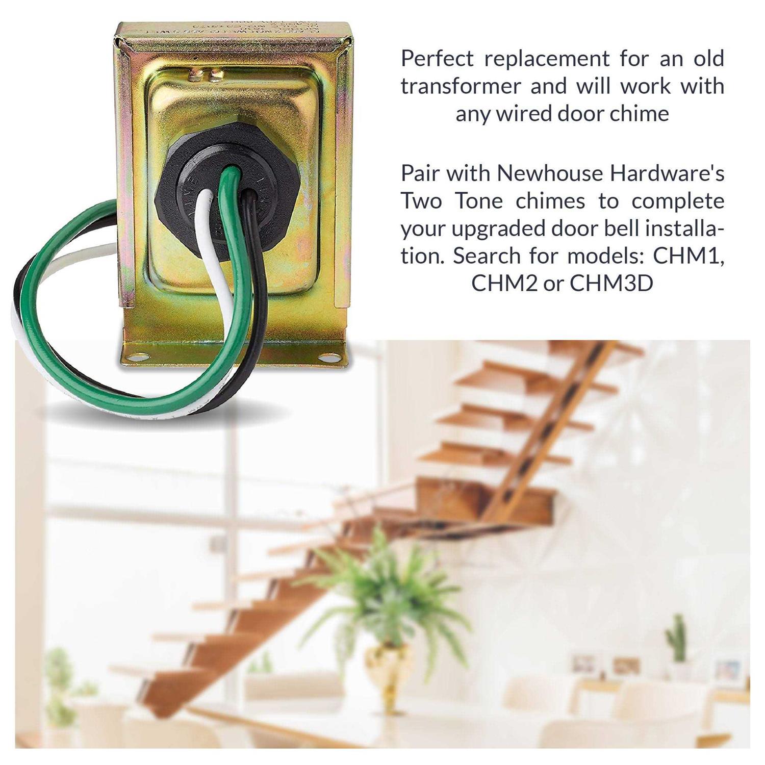 Doorbell Transformer 16V 30VA Comptible with Ring Pro,Nest Hello - Zenithce
