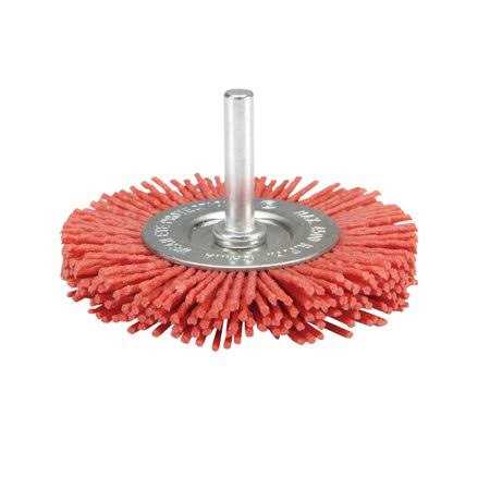Warrior 4 Grit Nylon Abrasive Wheel with 1/4 in. Shank - Zenithce