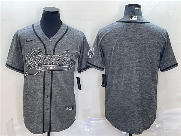 New York Giants Blank Gray With Patch Cool Base Stitched Jersey - Zenithce