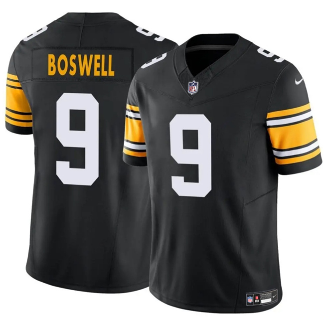 Pittsburgh Steelers #9 Chris Boswell Black 2024 F.U.S.E. Alternate Vapor Untouchable Limited Stitched Jersey - Zenithce