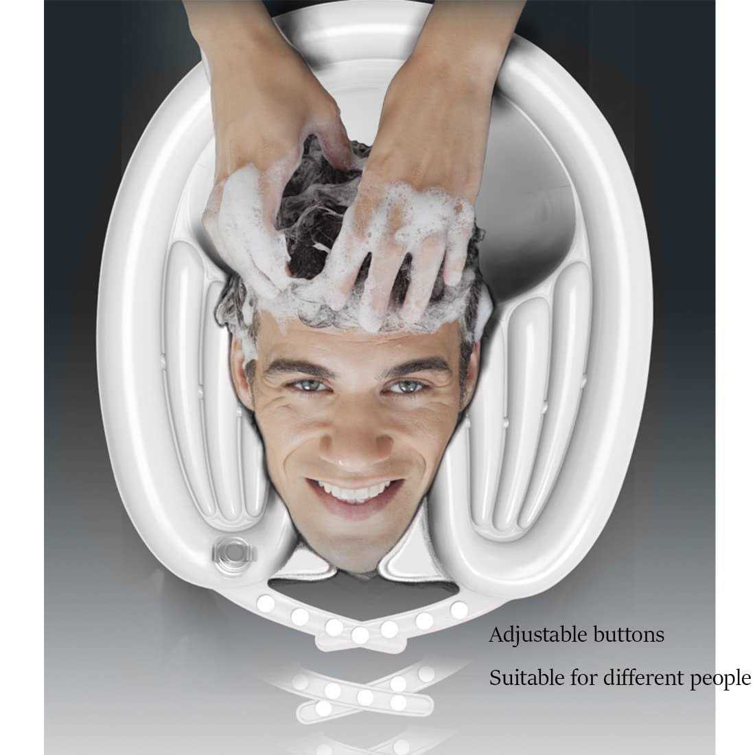 Inflatable Hair Washing Tray for Sink at Home Portable Shampoo Basin - Zenithce