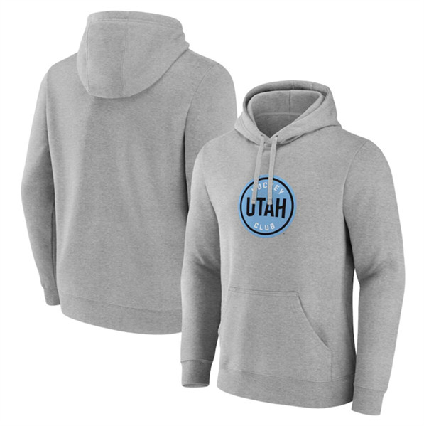 Utah Club Heather Draft Logo Pullover Hoodie - Zenithce