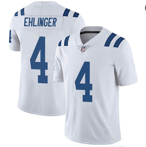 Indianapolis Colts #4 Sam Ehlinger White Vapor Untouchable Stitched Jersey - Zenithce