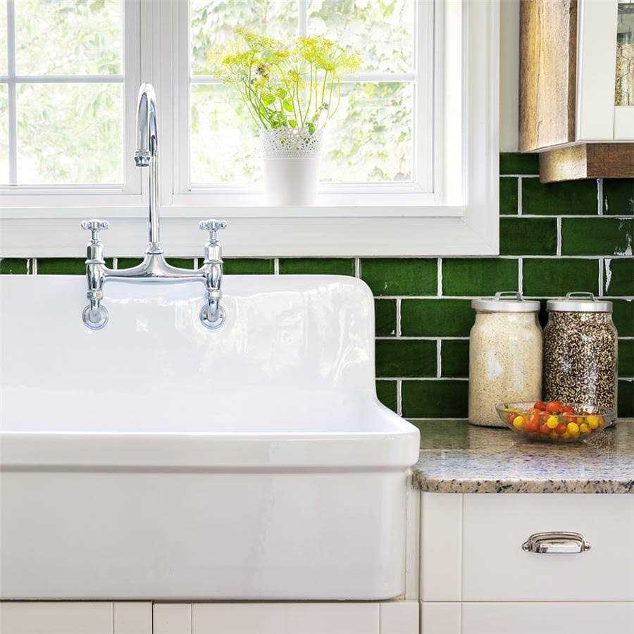 Merola Tile Viva Verde 3 x 6 Ceramic Wall Tile - Zenithce