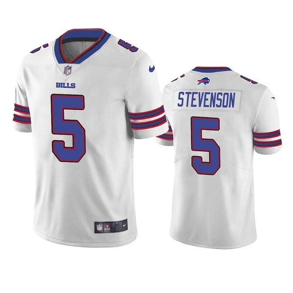 Buffalo Bills #5 Marquez Stevenson White Vapor Untouchable Limited Stitched Jersey - Zenithce