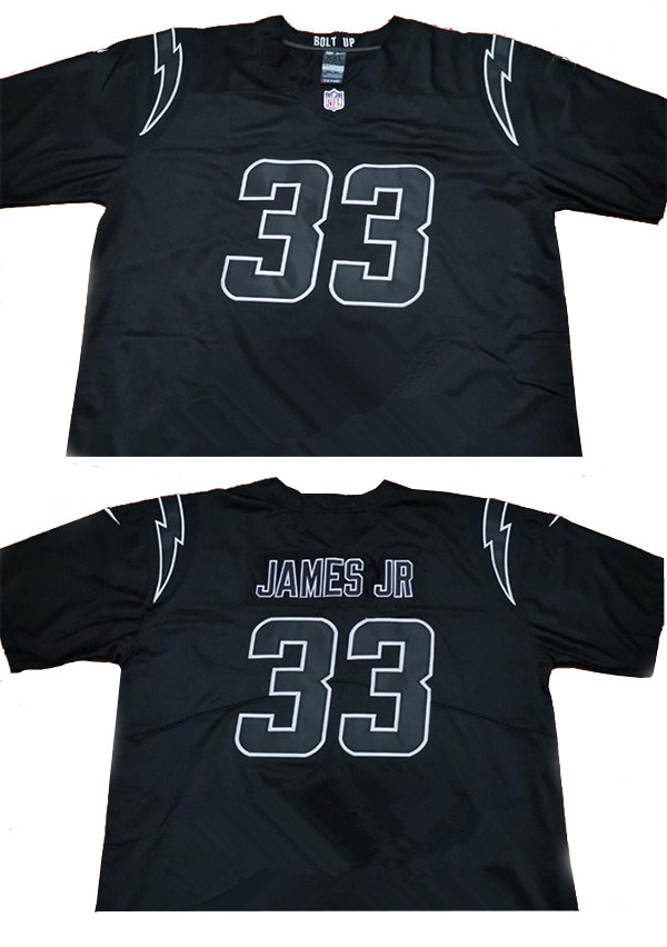 Chargers Black Active Players Custom Limited Stitched Jersey - Zenithce