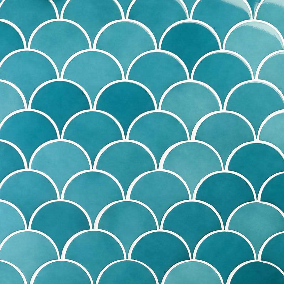 Ivy Hill Tile Beta 2.44 in. x 5 in. Scallop Polished Ceramic Wall Tile - Zenithce