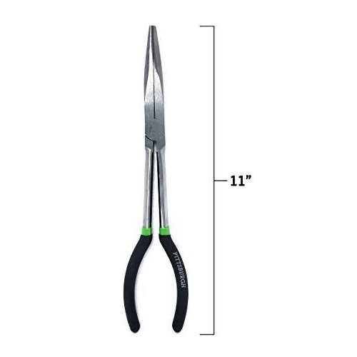 Pittsburgh 11 in. 90° Bent Nose Long Reach Pliers - Zenithce