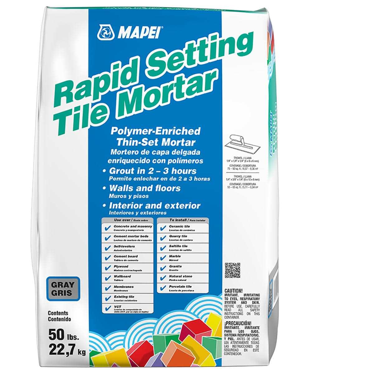 MAPEI Premium Mortar Ceramic Tile Mastic Marble 0011718 - Zenithce