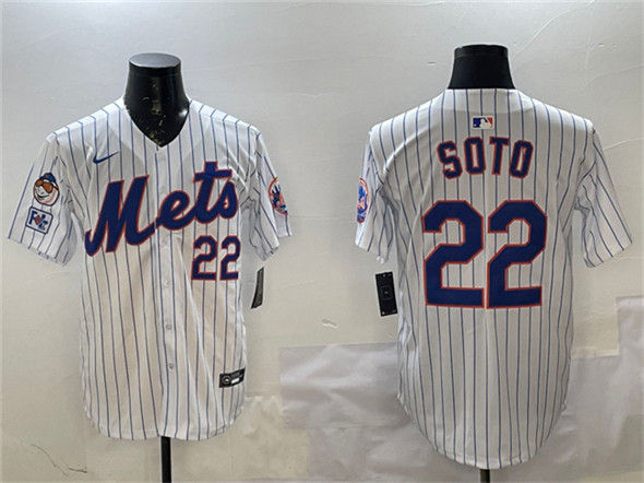 New York Mets #22 Juan Soto White 2025 Spring Training Home Limited Stitched Jersey - Zenithce