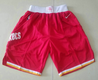 Houston Rockets New Red 2019 Hardwood Classics Stitched Shorts - Zenithce