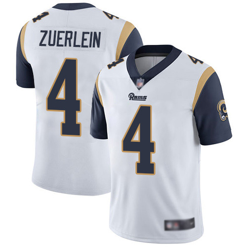 Los Angeles Rams #4 Greg Zuerlein White Vapor Untouchable Limited Stitched Jersey - Zenithce