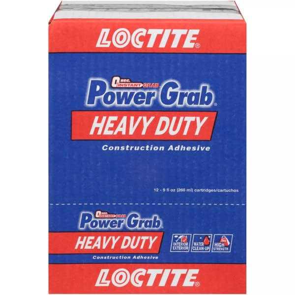 Loctite Power Grab Express Heavy Duty Construction Adhesive - Zenithce