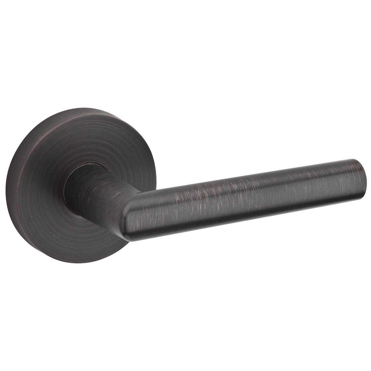 Kwikset Milan Passage Lever Round Rose BLK 720MILRDT-514 - Zenithce