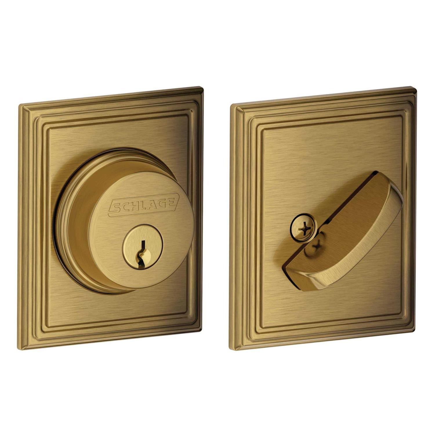 Schlage Addison Single Cylinder Deadbolt - Zenithce