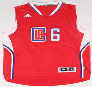 Los Angeles Clippers #6 DeAndre Jordan Revolution 30 Swingman 2015 New Red Jersey - Zenithce