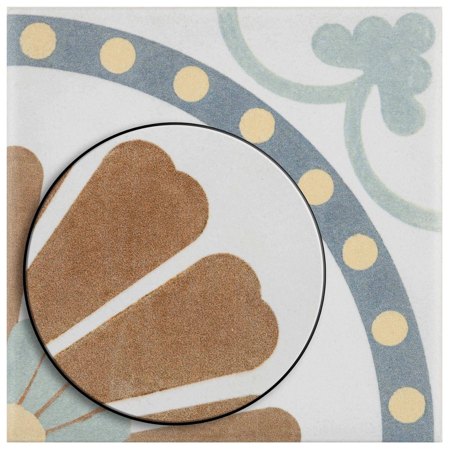 Merola Tile Revival Memory Mini 4 x 4 Ceramic Floor and Wall Tile FRC4REVM - Zenithce