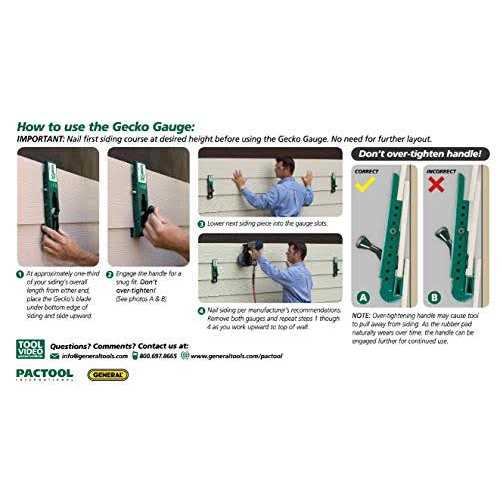 Pactool SA90338 Gecko Gauge Siding - Zenithce