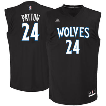 Minnesota Timberwolves #24 Justin Patton adidas Black 2017 Draft Pick Replica Jersey - Zenithce
