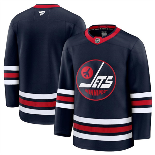 Winnipeg Jets Navy 2024-25 Alternate Stitched Jersey - Zenithce
