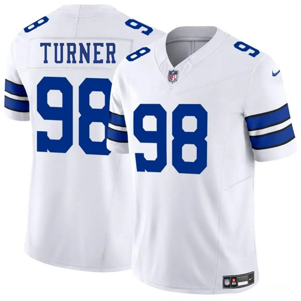 Dallas Cowboys #98 Payton Turner White 2025 F.U.S.E. Vapor Untouchable Limited Stitched Jersey - Zenithce