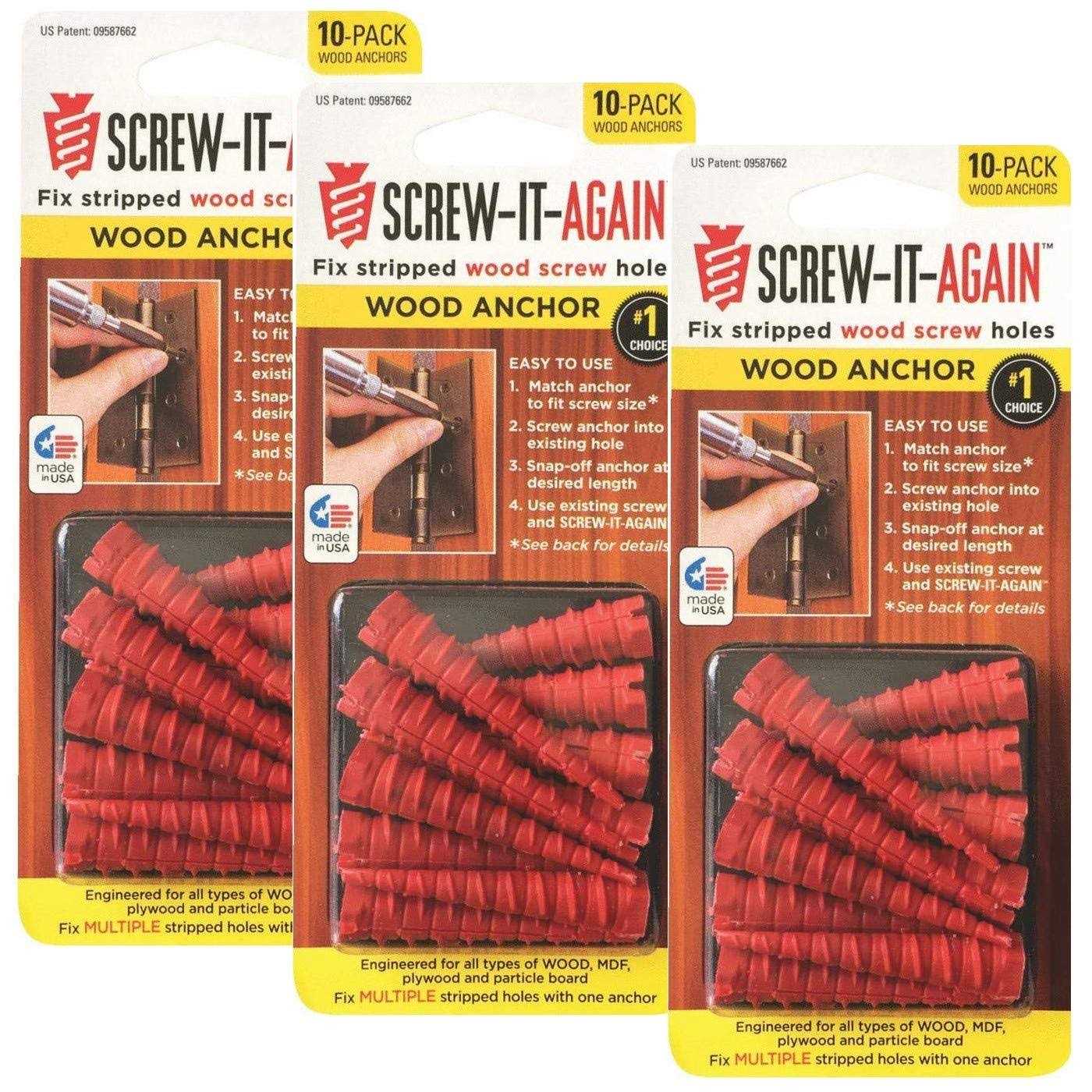 Screw It Again Wood Anchor - Zenithce