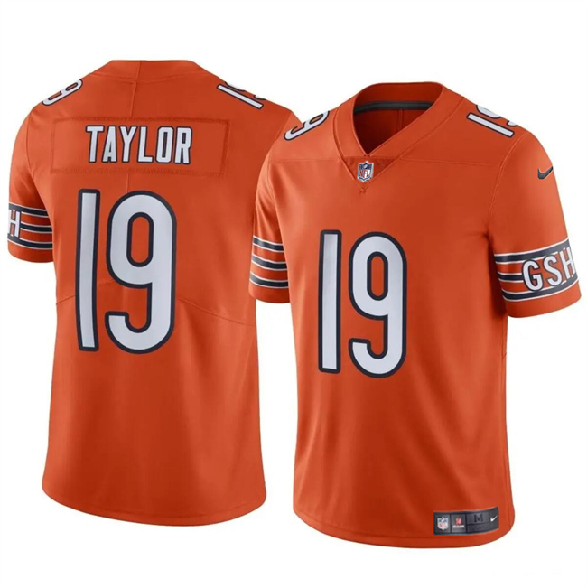 Chicago Bears #19 Tory Taylor Orange Vapor Stitched Jersey - Zenithce