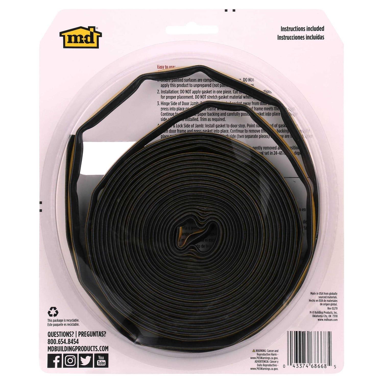 M-D Building Products 03100 Weather Seal Foam 13ft - Zenithce