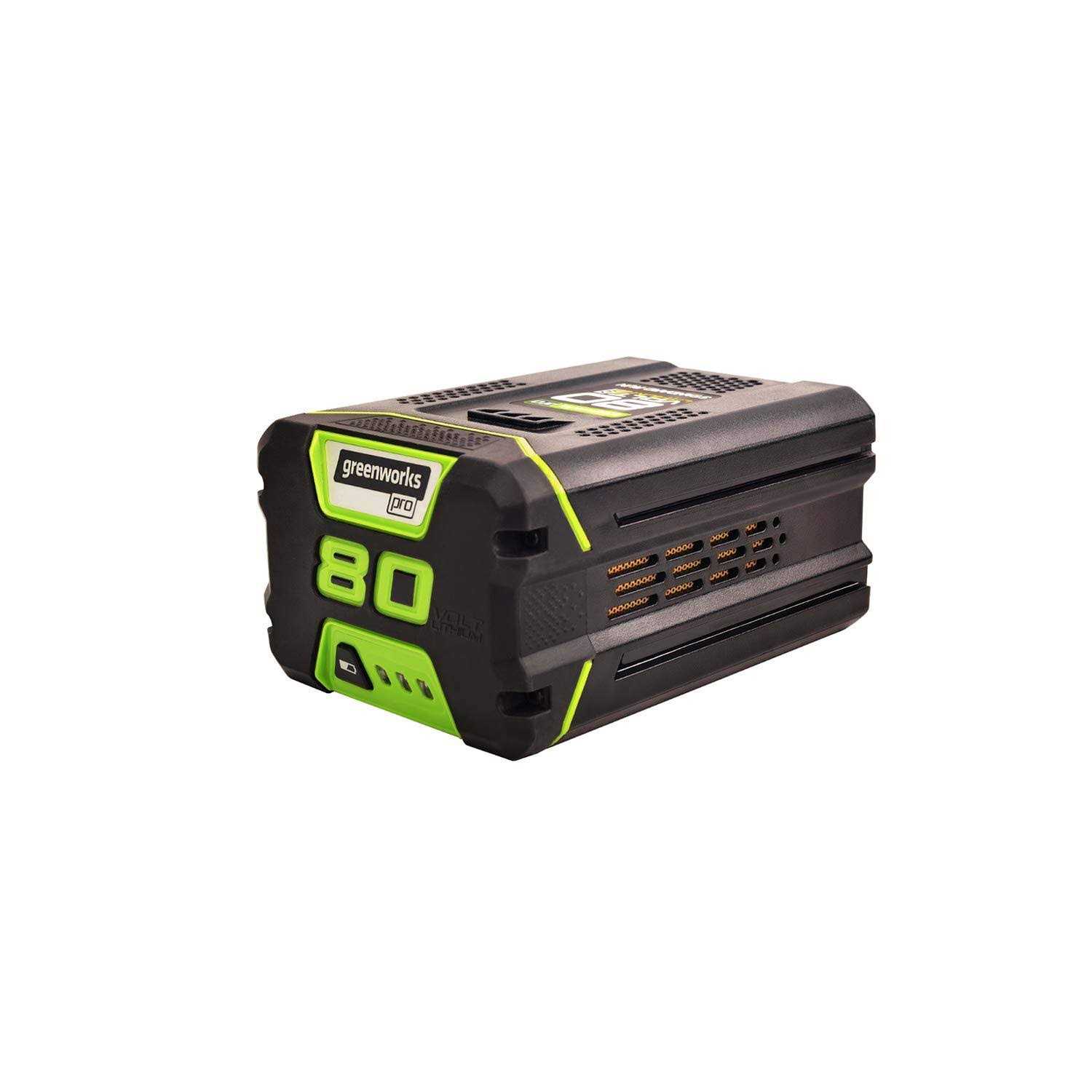 Greenworks Pro 80-Volt Lithium Ion Battery 2902402 - Zenithce