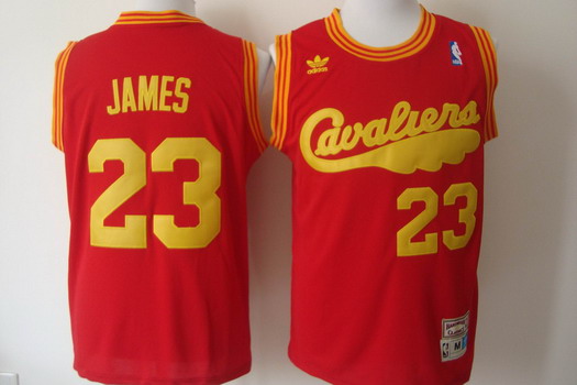 Cleveland Cavaliers #23 LeBron James 2009 Red Swingman Throwback Jersey - Zenithce